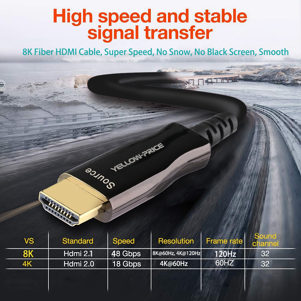 VENTION AANBJ Câble HDMI 2.1 8K 5m Câble HDMI 8K@60Hz 48gbps 4K@120Hz eARC  Dolby Vision, HDCP 2.2/2.3, HDR10 Compatible avec PS5 PS4 Pro Xbox